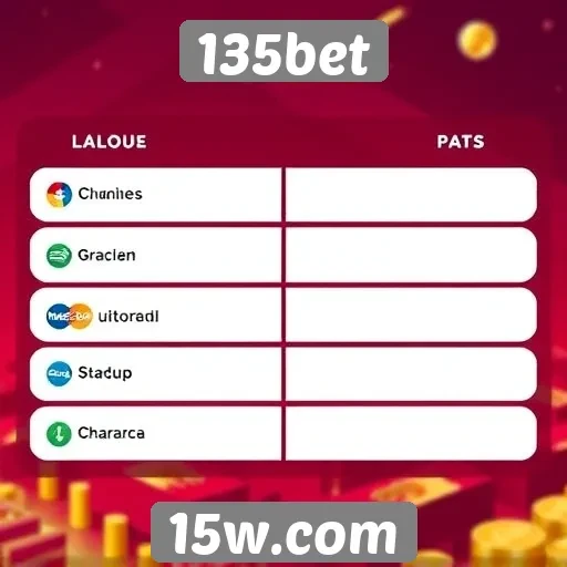 Métodos de pagamento na plataforma 135bet